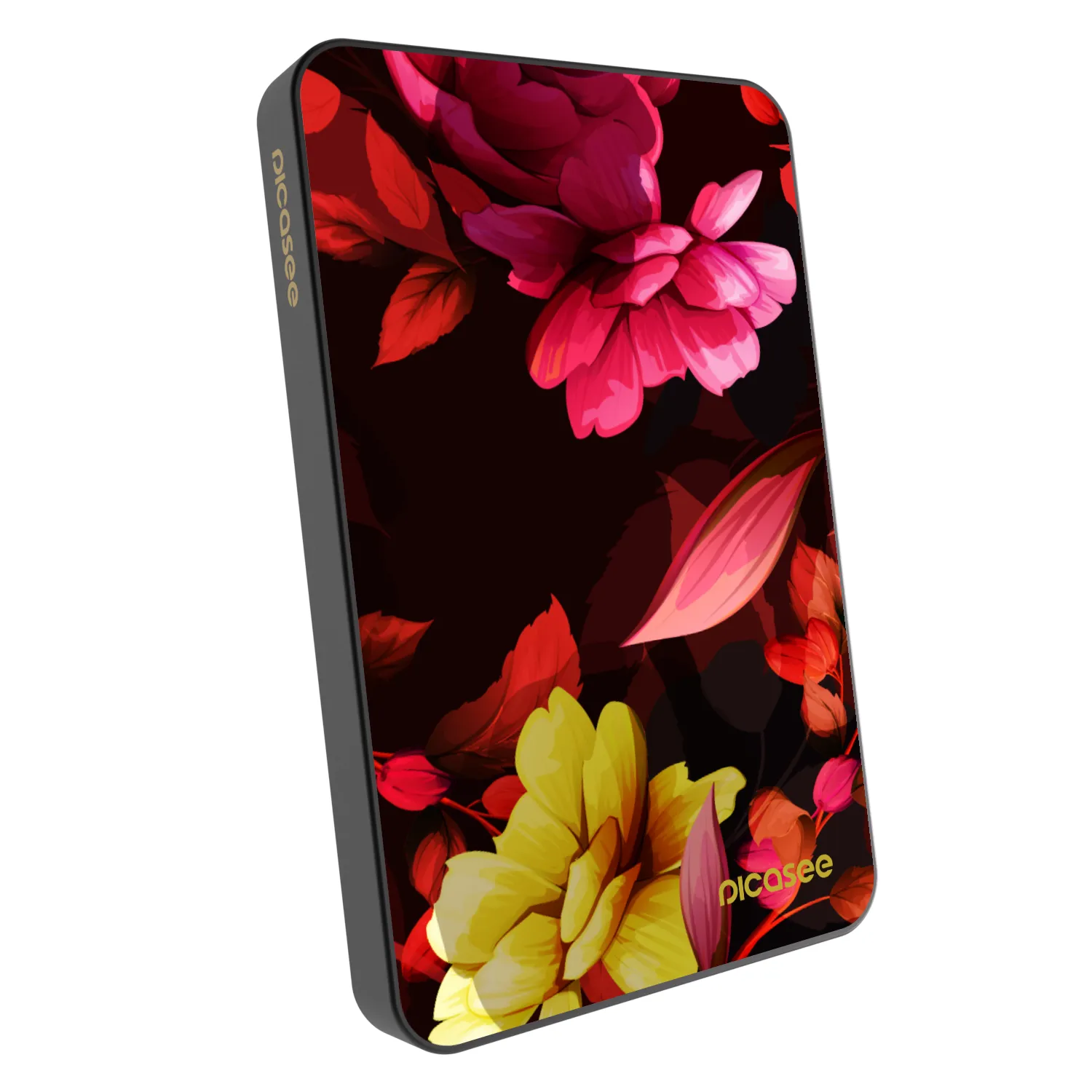 Picasee Powerbank cu MagSafe 5 000 mAh Gri - Dark Peonny