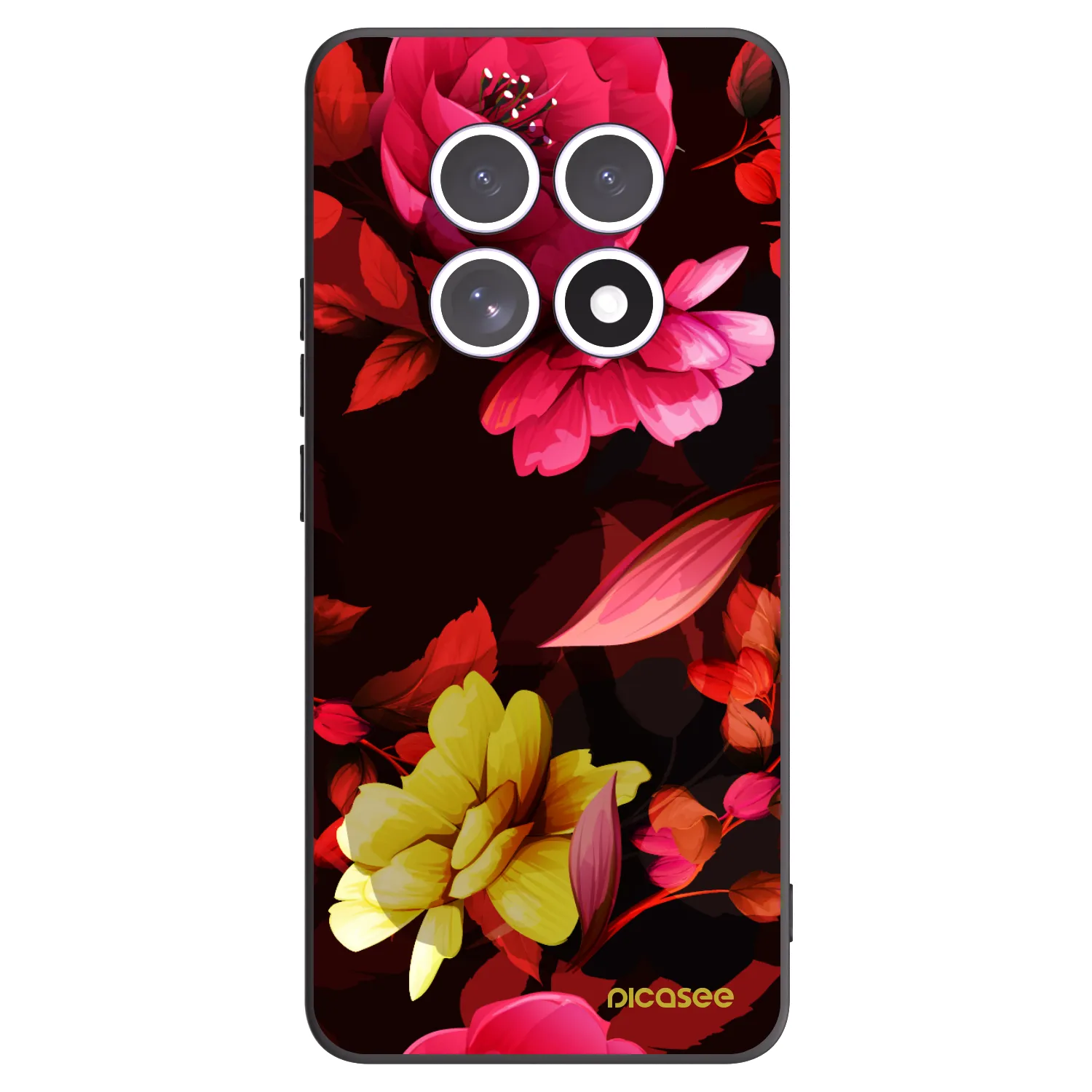 Picasee husă neagră din silicon pentru Xiaomi Redmi Note 15 - Dark Peonny