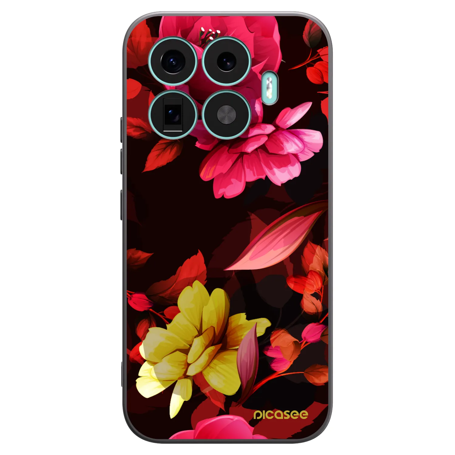 Picasee husă neagră din silicon pentru Xiaomi 17T - Dark Peonny