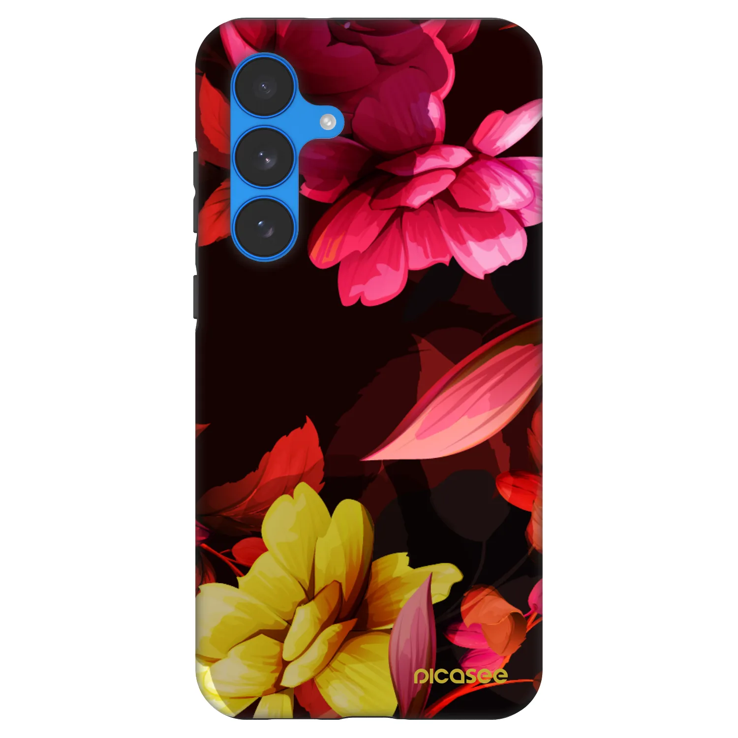 Picasee Fashion Case pentru Samsung Galaxy S25 FE 5G - Dark Peonny