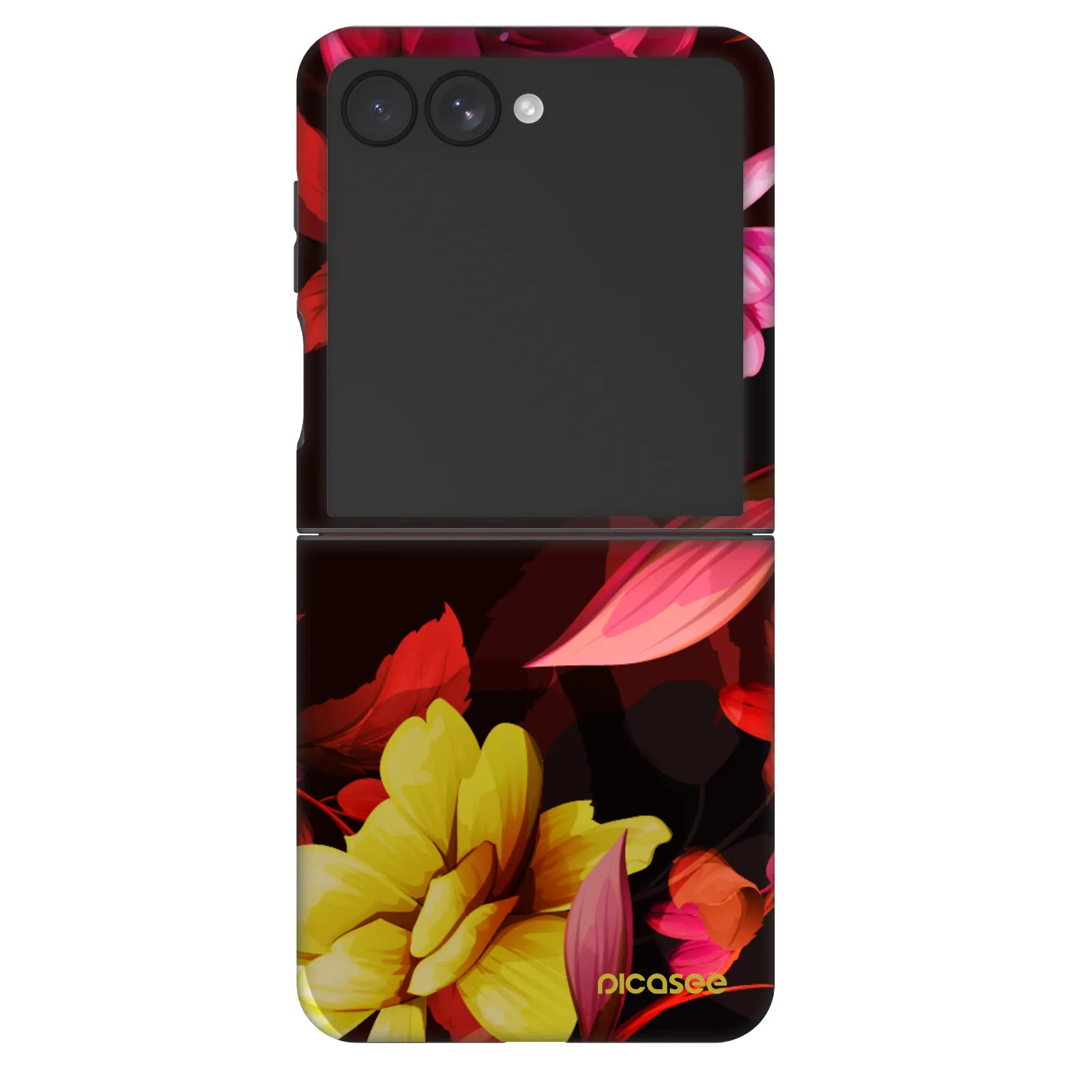 Picasee Fashion Case pentru Samsung Galaxy Z Flip7 5G - Dark Peonny