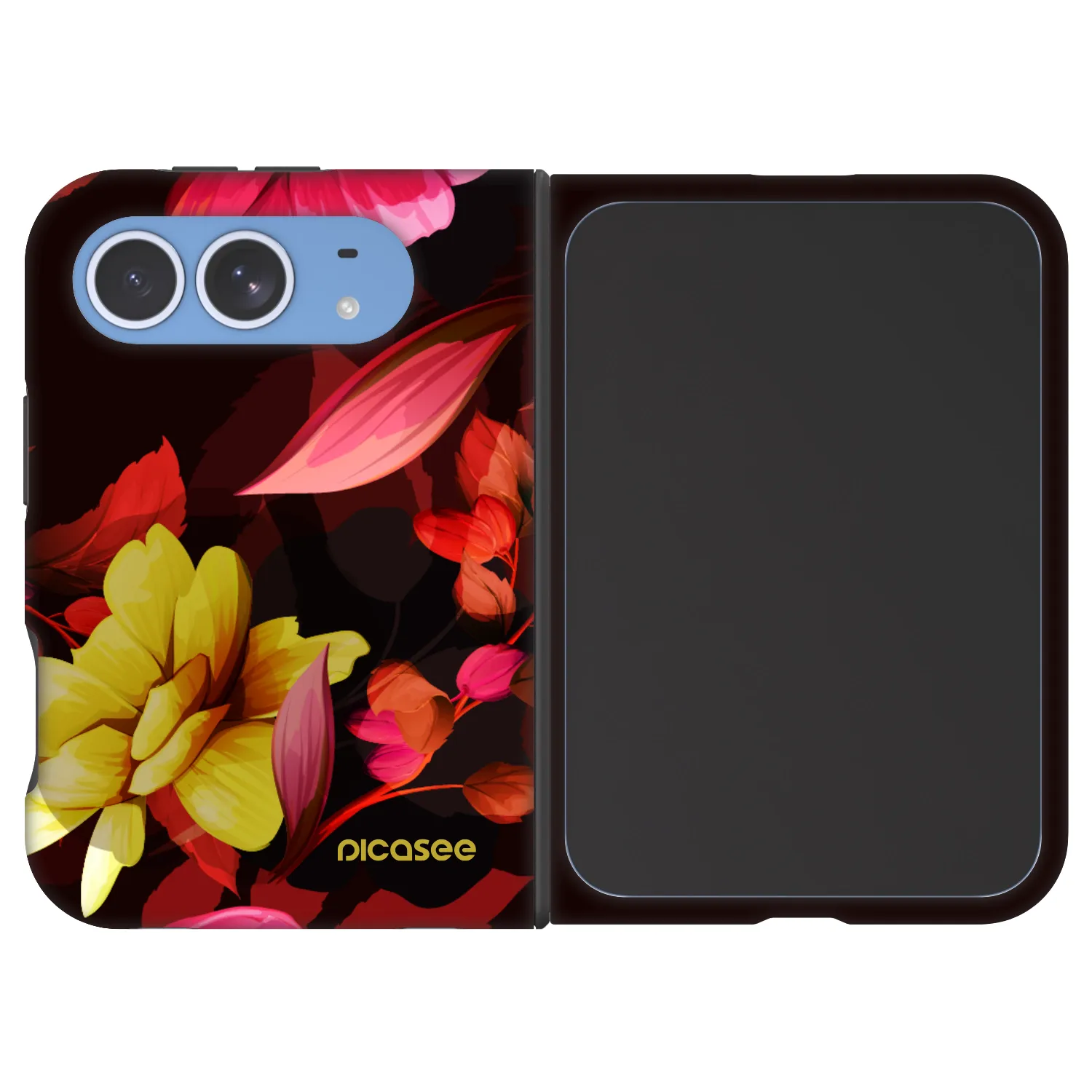 Picasee Fashion Case MagSafe pentru Apple iPhone Duo - Dark Peonny