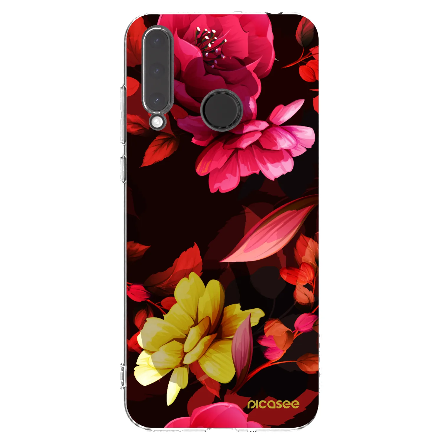 Picasee husă transparentă din silicon pentru Honor 20 Lite - Dark Peonny