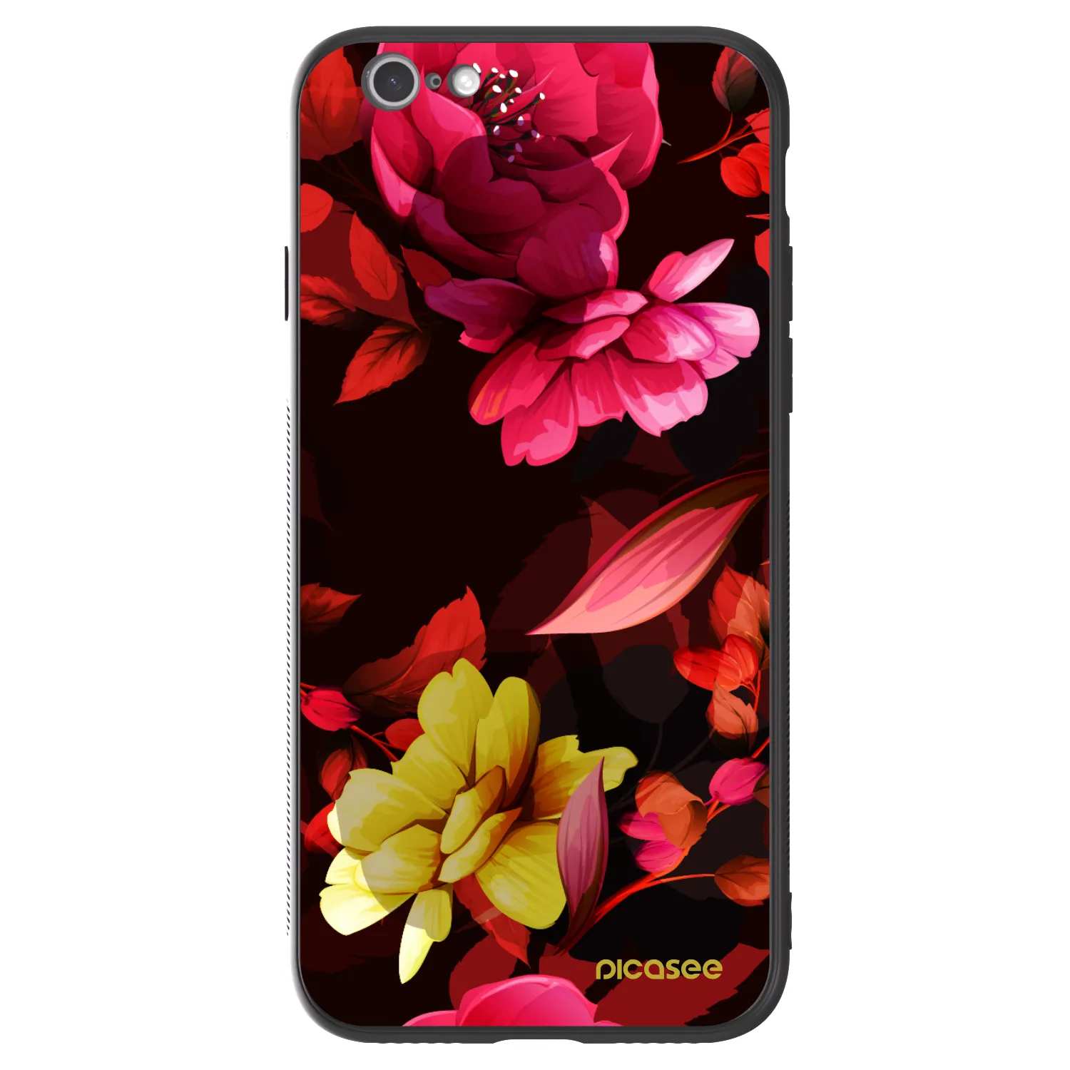 Picasee ULTIMATE CASE pentru Apple iPhone 6/6S - Dark Peonny