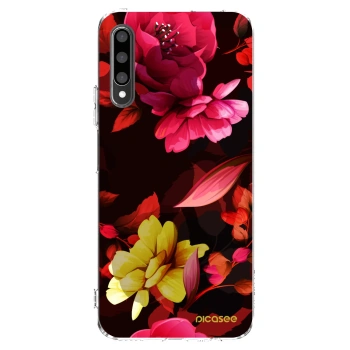 Picasee husă transparentă din silicon pentru Honor 9X Pro - Dark Peonny