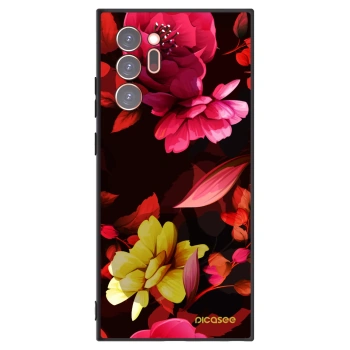 Picasee husă neagră din silicon pentru Samsung Galaxy Note 20 Ultra - Dark Peonny
