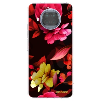 Picasee husă transparentă din silicon pentru Xiaomi Mi 10T Lite - Dark Peonny