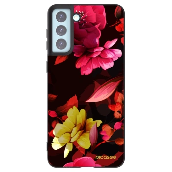 Picasee husă neagră din silicon pentru Samsung Galaxy S21+ 5G G996F - Dark Peonny