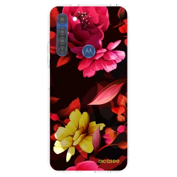 Husă pentru Motorola Moto G8 - Dark Peonny