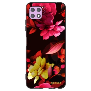 Picasee husă neagră din silicon pentru Samsung Galaxy A22 A226B 5G - Dark Peonny