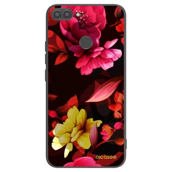 Husă pentru Huawei P Smart - Dark Peonny