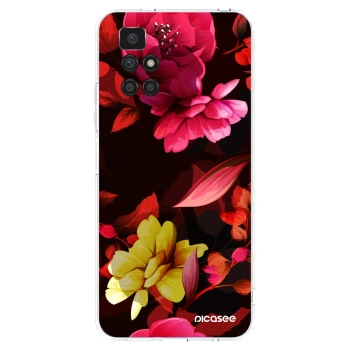 Picasee husă transparentă din silicon pentru Xiaomi Redmi 10 (2022) - Dark Peonny