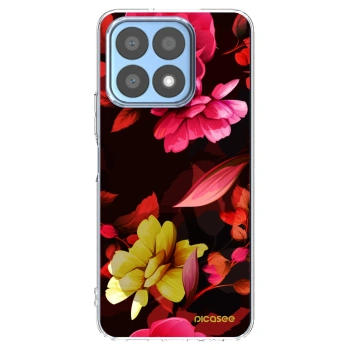 Picasee husă transparentă din silicon pentru Honor X8a - Dark Peonny