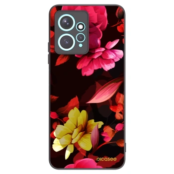 Picasee husă neagră din silicon pentru Xiaomi Redmi Note 12 4G - Dark Peonny