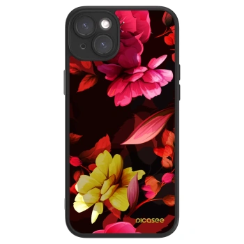 Picasee ULTIMATE CASE pentru Apple iPhone 15 Plus - Dark Peonny