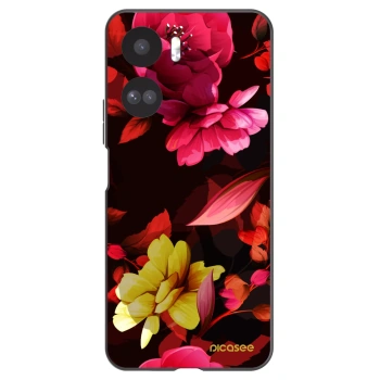 Picasee husă neagră din silicon pentru Honor 90 Lite 5G - Dark Peonny