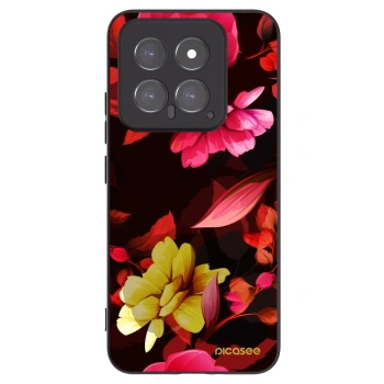 Picasee husă neagră din silicon pentru Xiaomi 14 - Dark Peonny