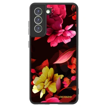 Picasee ULTIMATE CASE PowerShare pentru Samsung Galaxy S21 FE 5G - Dark Peonny