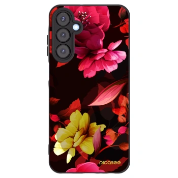 Picasee husă neagră din silicon pentru Samsung Galaxy A25 A256B 5G - Dark Peonny