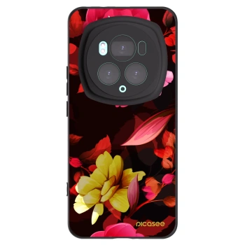 Picasee husă neagră din silicon pentru Honor Magic6 Pro - Dark Peonny