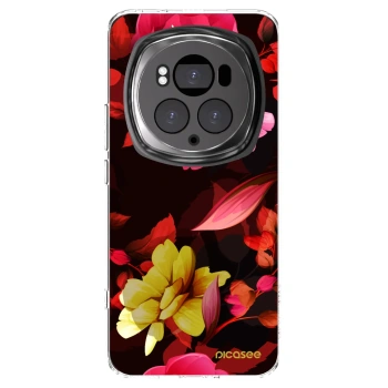 Picasee husă transparentă din silicon pentru Honor Magic6 Pro - Dark Peonny