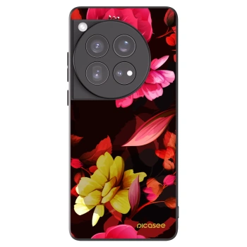 Picasee husă neagră din silicon pentru OnePlus 12 5G - Dark Peonny