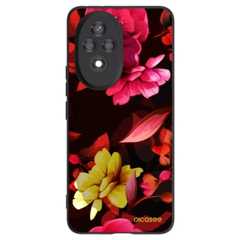 Picasee husă neagră din silicon pentru Honor 200 Pro 5G - Dark Peonny