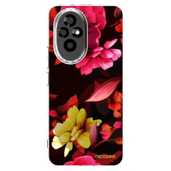 Picasee husă transparentă din silicon pentru Honor 200 Pro 5G - Dark Peonny