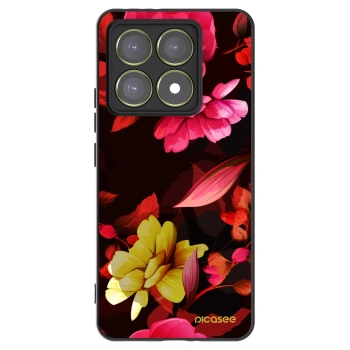 Picasee husă neagră din silicon pentru Xiaomi 14T - Dark Peonny
