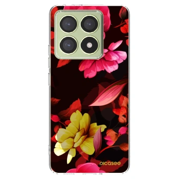 Picasee husă transparentă din silicon pentru Xiaomi 14T - Dark Peonny