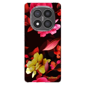 Picasee husă transparentă din silicon pentru Xiaomi Redmi Note 14 Pro+ 5G - Dark Peonny