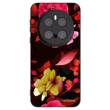 Picasee husă neagră din silicon pentru Honor Magic7 Pro 5G - Dark Peonny