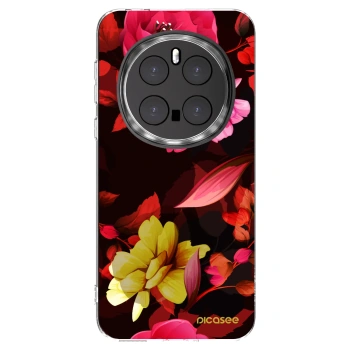 Picasee husă transparentă din silicon pentru Honor Magic7 Pro 5G - Dark Peonny