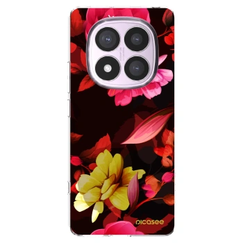 Picasee husă transparentă din silicon pentru Xiaomi Redmi Note 14 Pro 4G - Dark Peonny