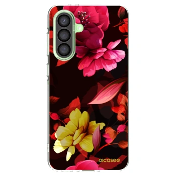 Picasee husă transparentă din silicon pentru Samsung Galaxy A26 5G A266B - Dark Peonny