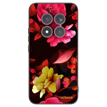 Picasee husă neagră din silicon pentru Xiaomi Redmi Note 15 Pro+ - Dark Peonny