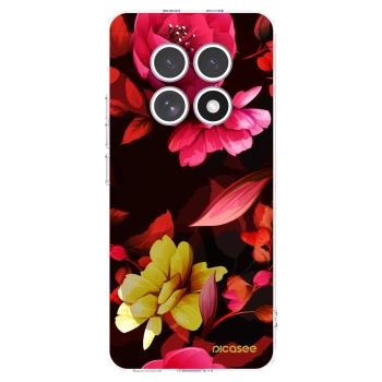 Picasee husă transparentă din silicon pentru Xiaomi Redmi Note 15 - Dark Peonny