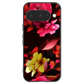 Picasee husă neagră din silicon pentru Google Pixel 10 - Dark Peonny