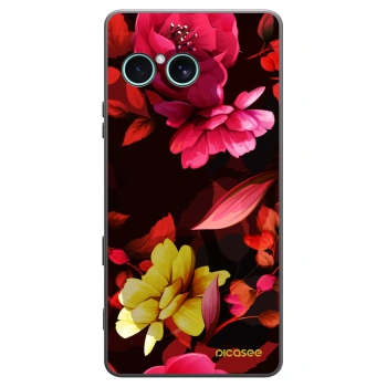 Picasee husă neagră din silicon pentru Sony Xperia 10 VII - Dark Peonny