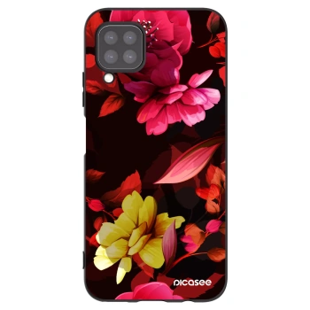 Picasee husă neagră din silicon pentru Huawei P40 Lite - Dark Peonny