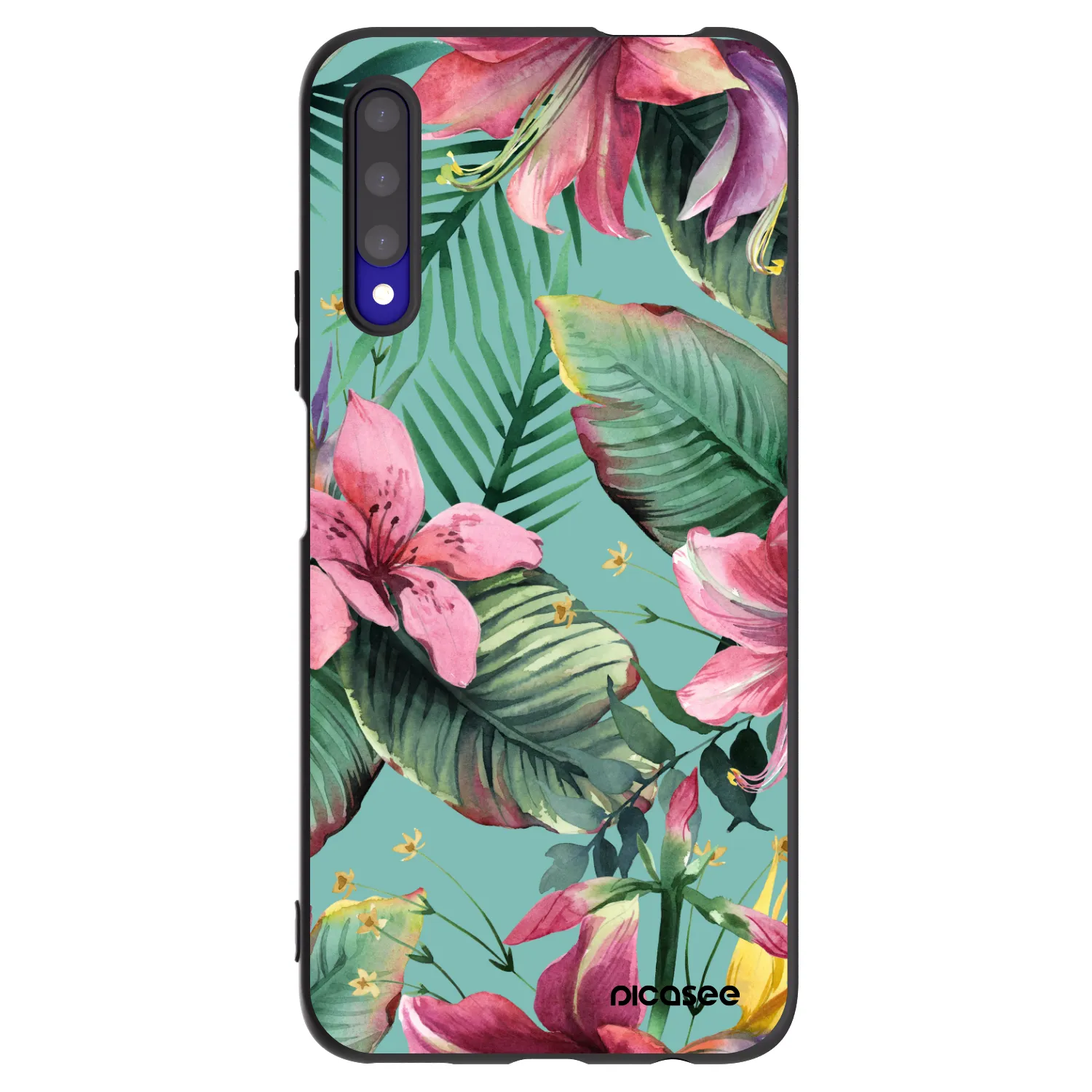 Picasee husă neagră din silicon pentru Honor 9X Pro - Hawaii