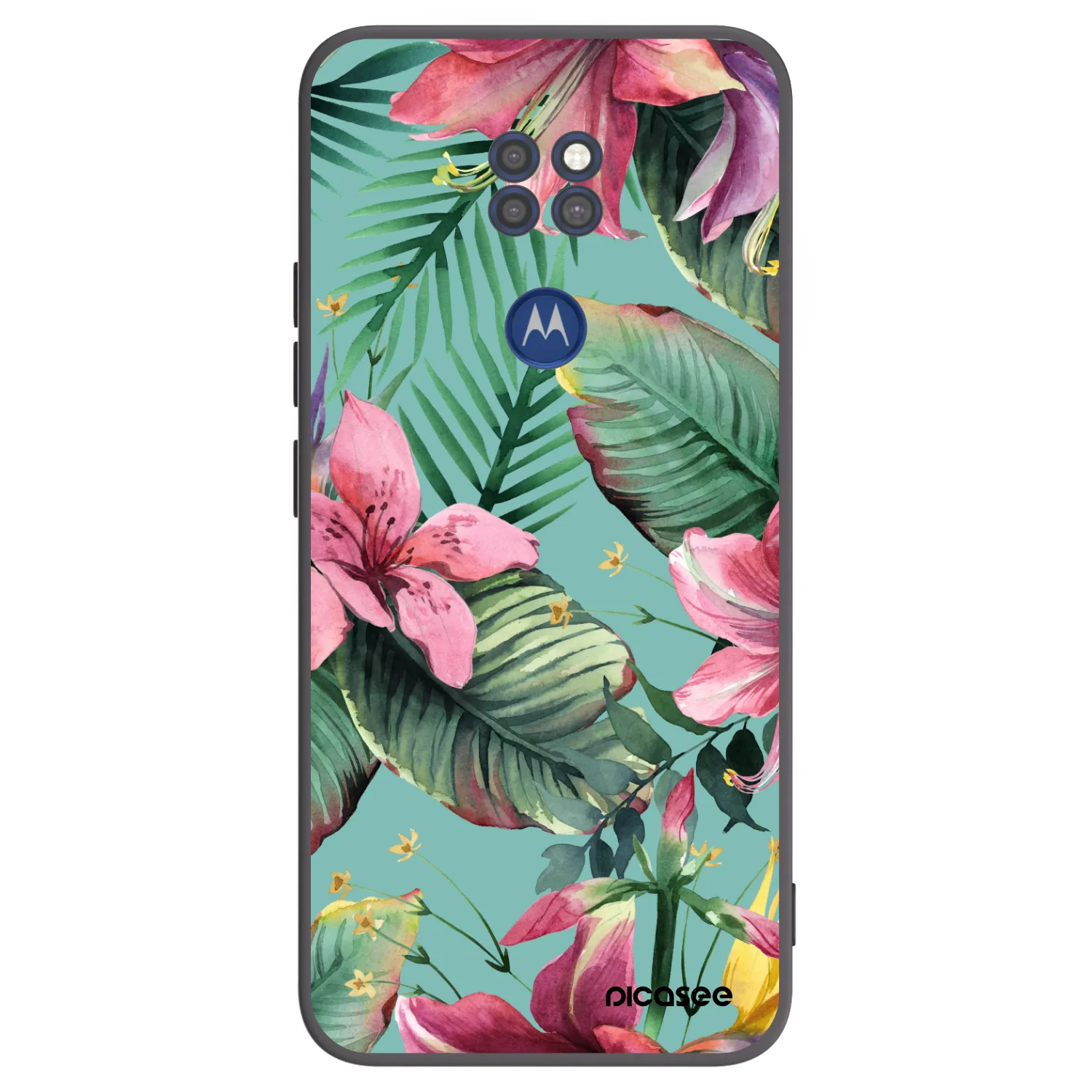 Picasee husă neagră din silicon pentru Motorola Moto G9 Play - Hawaii