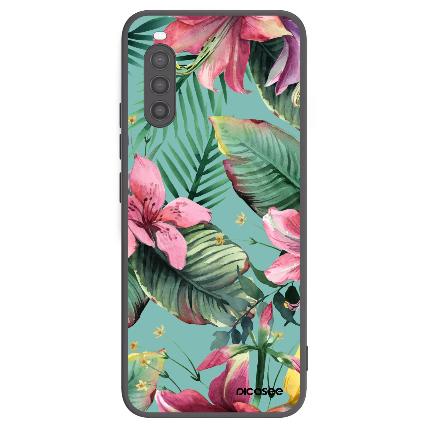 Picasee husă neagră din silicon pentru Sony Xperia 10 II - Hawaii