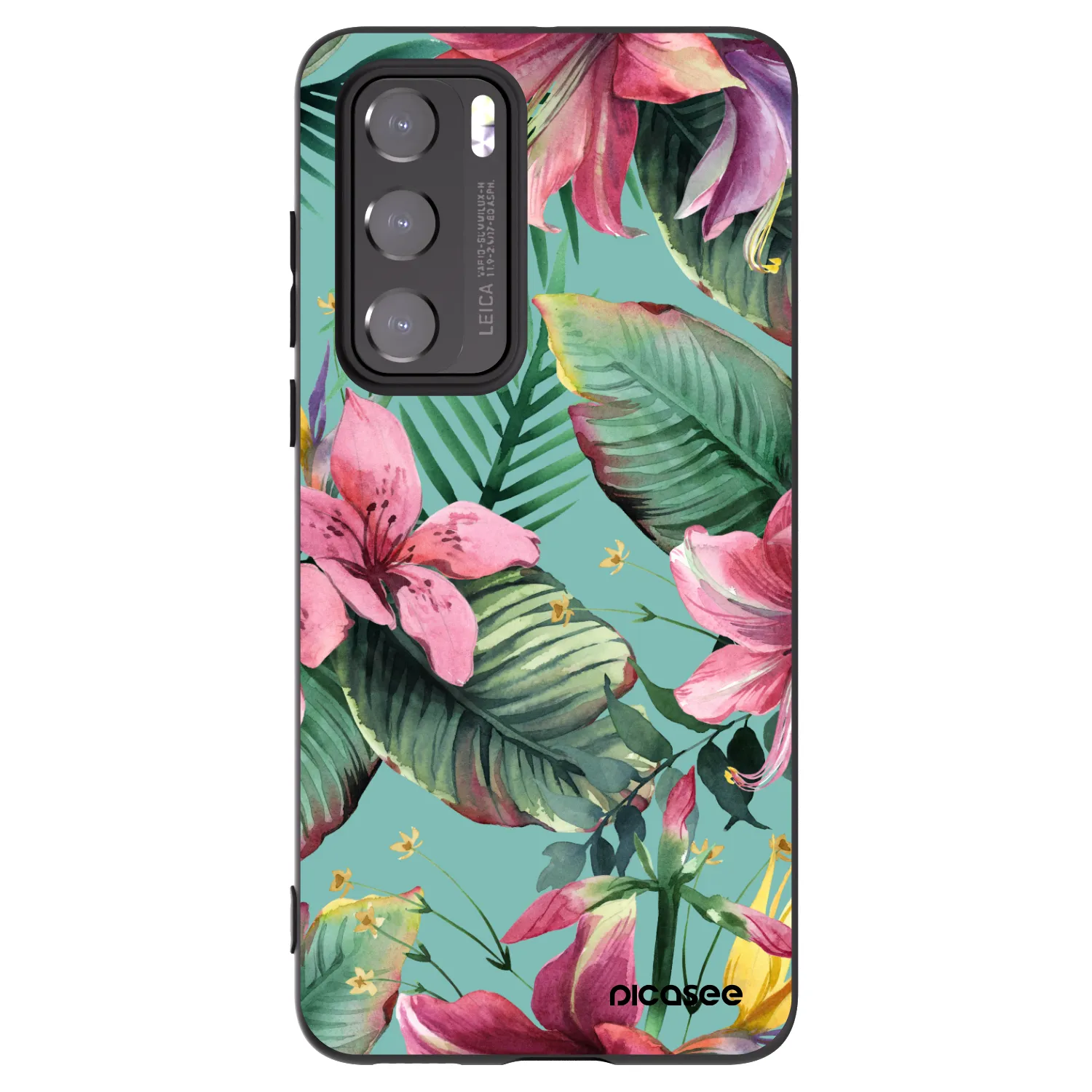 Picasee husă neagră din silicon pentru Huawei P40 - Hawaii