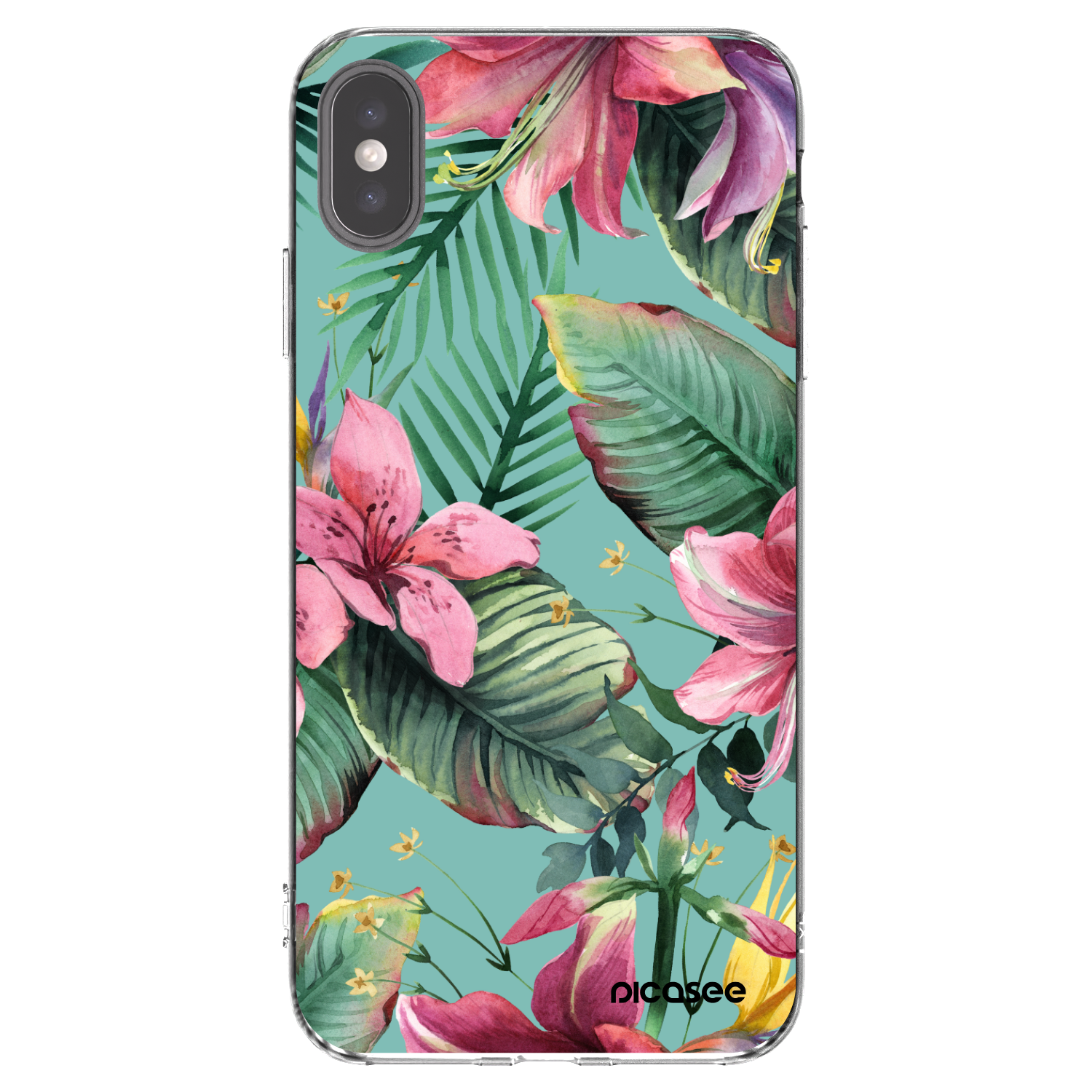 Picasee husă transparentă din silicon pentru Apple iPhone XS Max - Hawaii