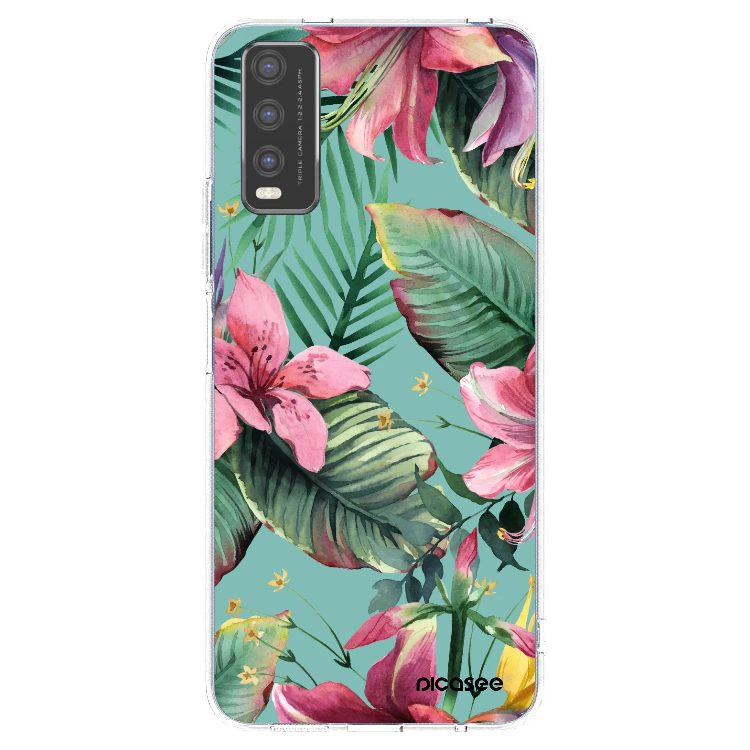 Picasee husă transparentă din silicon pentru Vivo Y20s - Hawaii