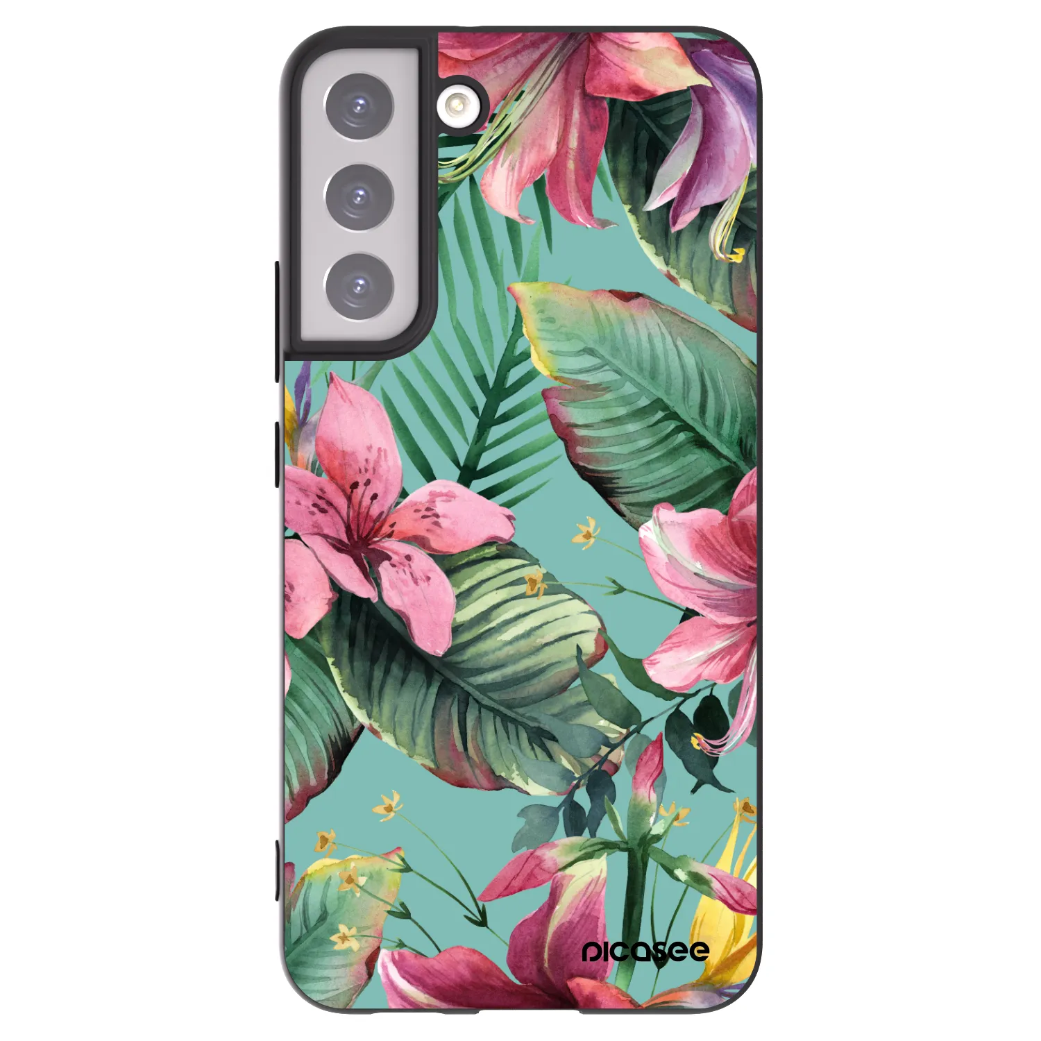 Picasee husă neagră din silicon pentru Samsung Galaxy S22+ 5G - Hawaii