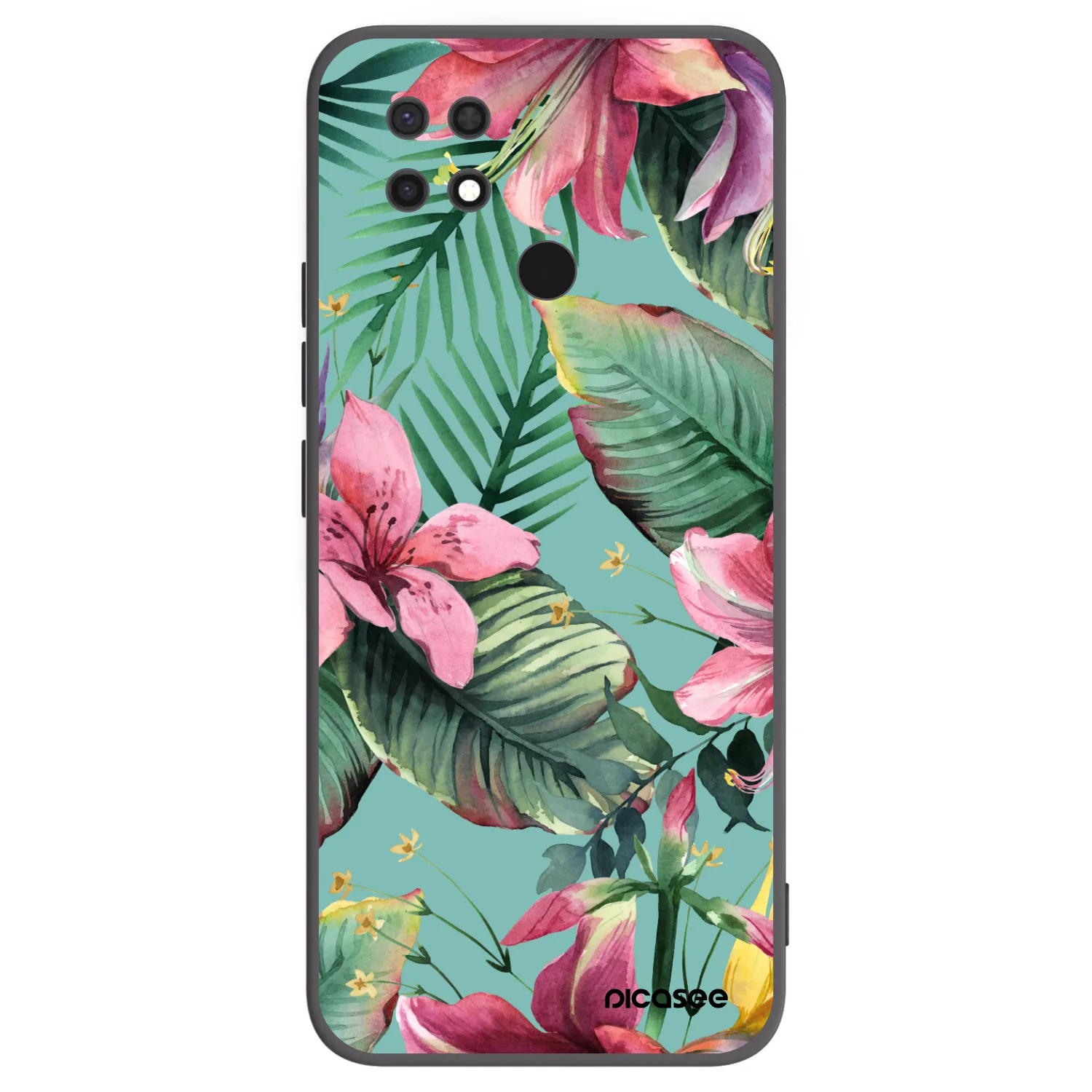 Picasee husă neagră din silicon pentru Xiaomi Redmi 10C - Hawaii