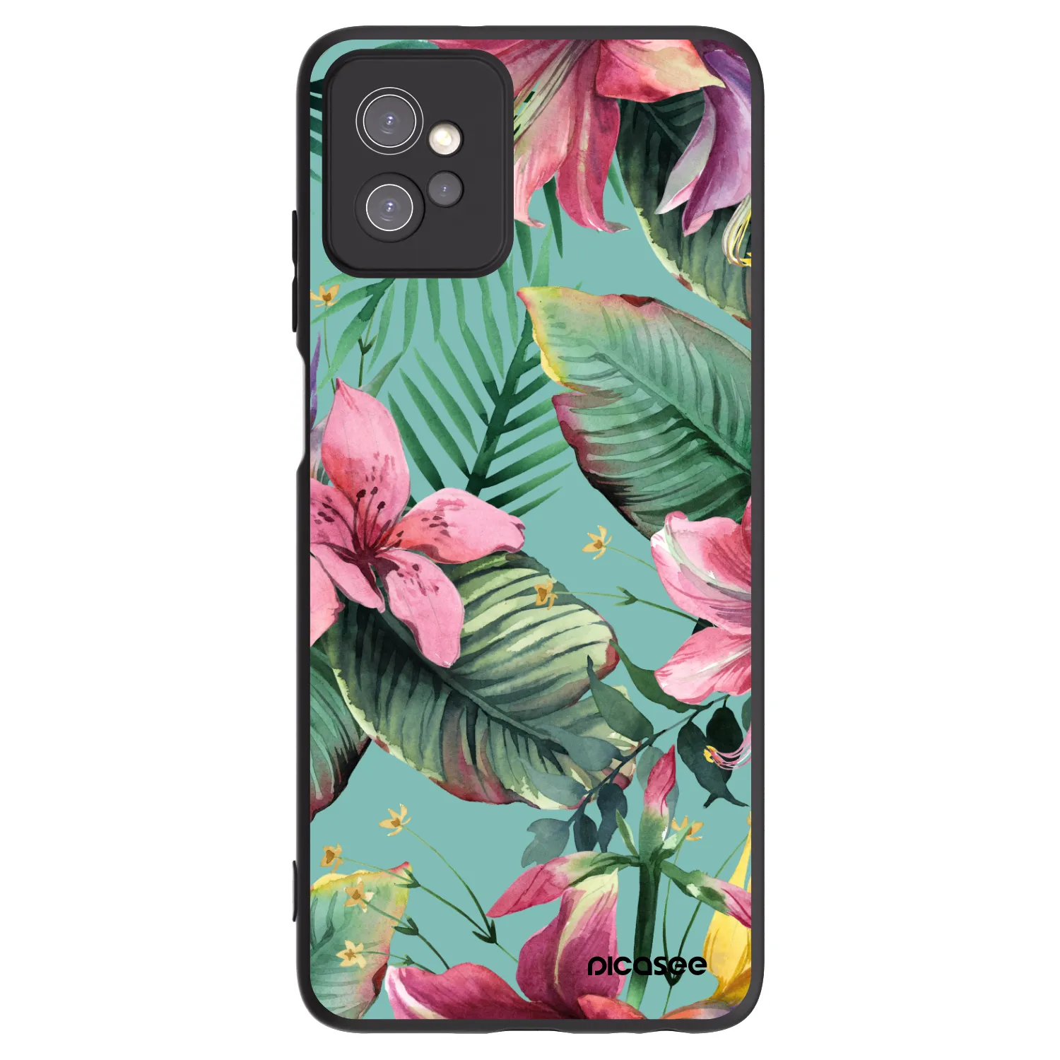Picasee husă neagră din silicon pentru Motorola Moto G32 - Hawaii