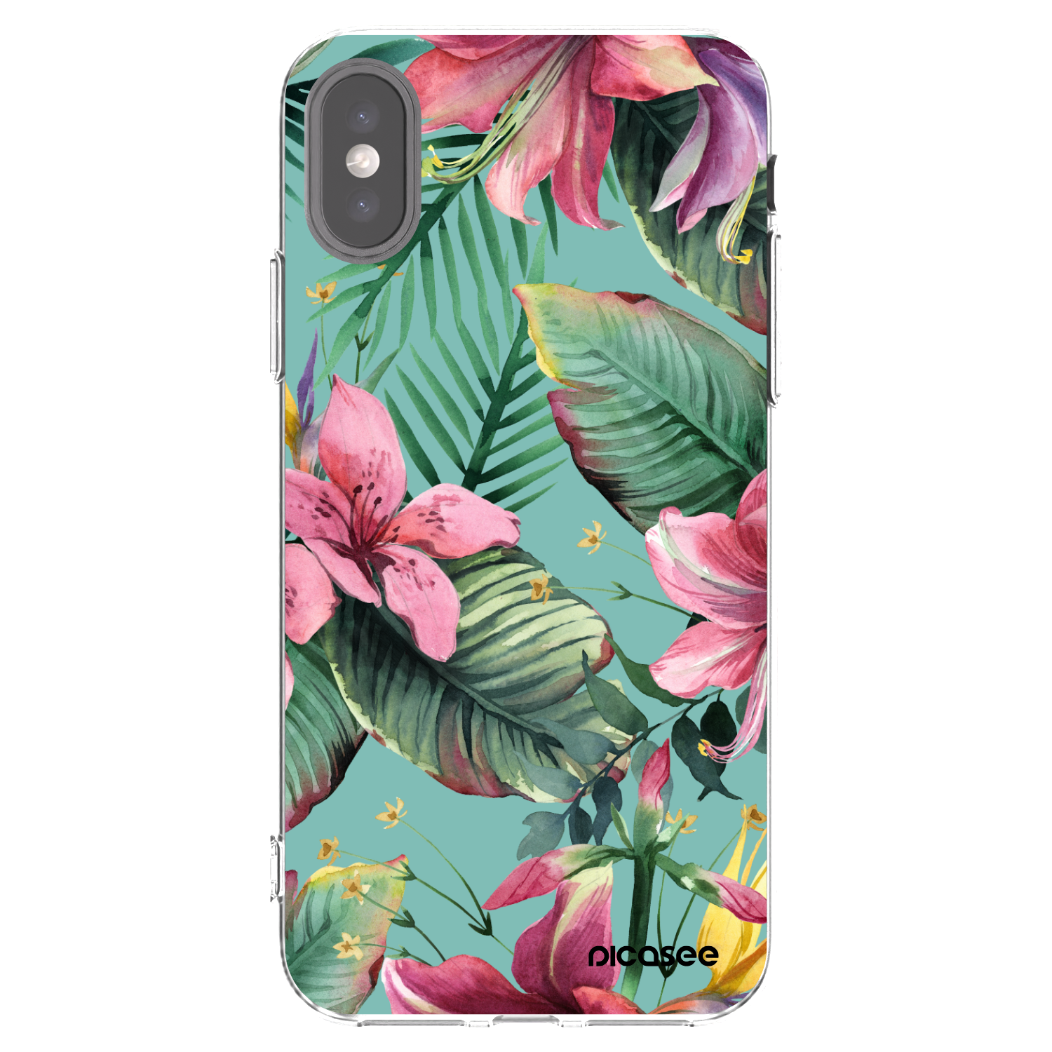 Picasee husă transparentă din silicon pentru Apple iPhone X/XS - Hawaii